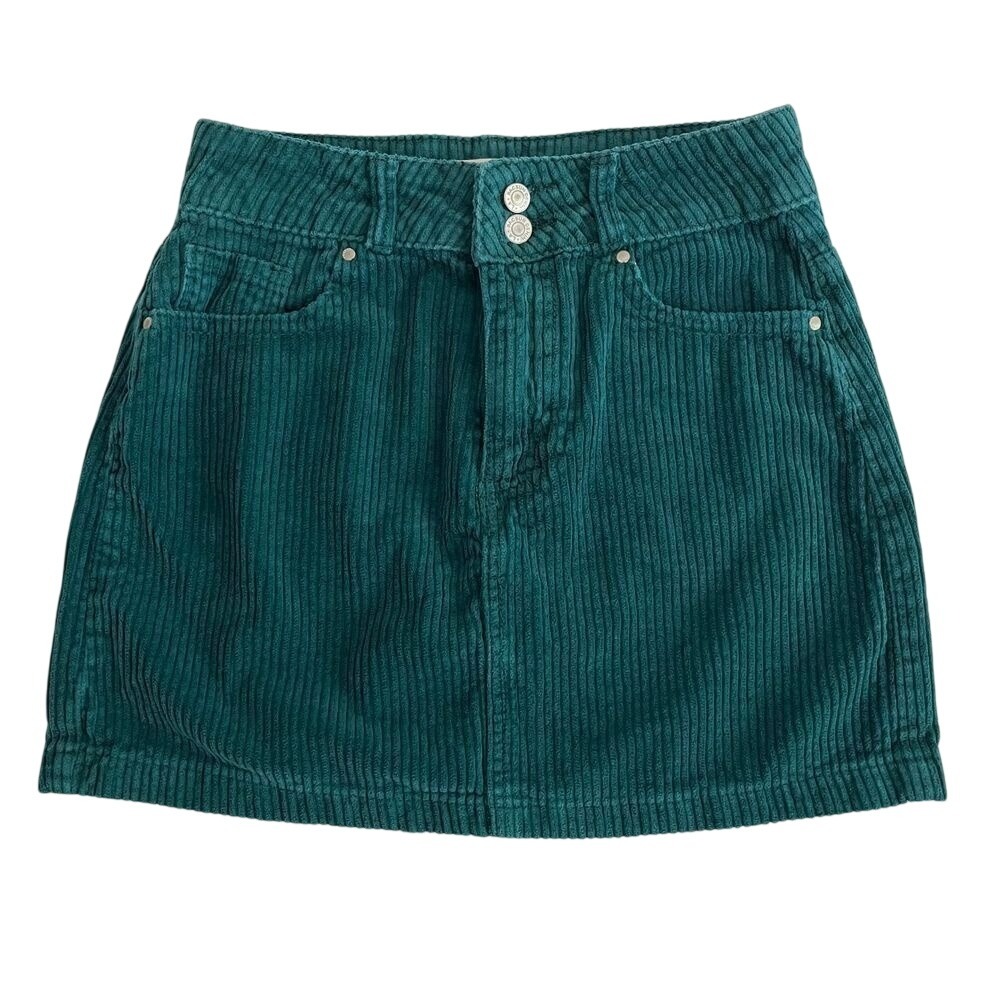 Pacsun Green Corduroy Skirt, Pacsun Short Skirts, Pacsun Size 25 Skirts F19